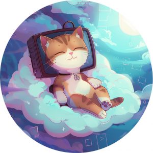 cutie blue Profile Pic Circle