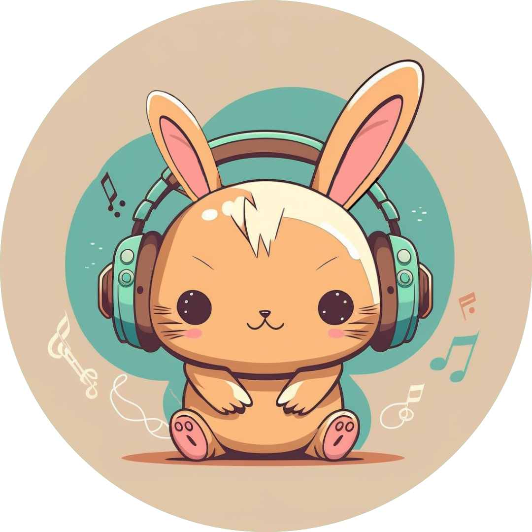 Cozy Rabbit Profile Pic with Circle Cozy Rabbit Profile Pic with Circle